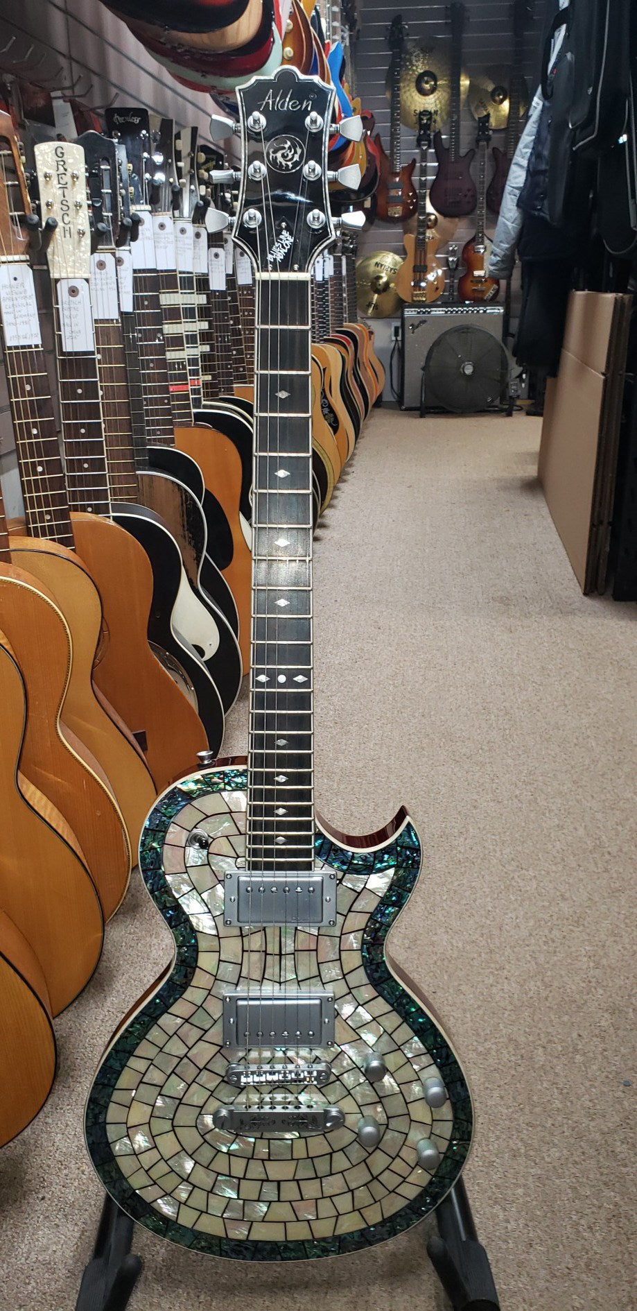 Alden Blues Line Abalone Electric Guitar - Excellent