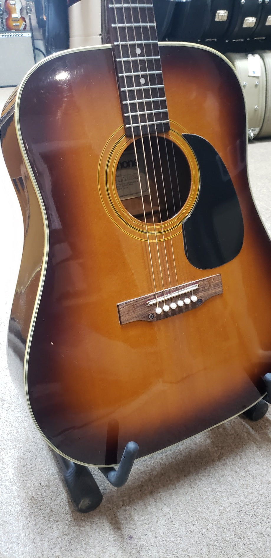 Epiphone FT-145 SB Sunburst Texan Made in Japan Acoustic Guitar