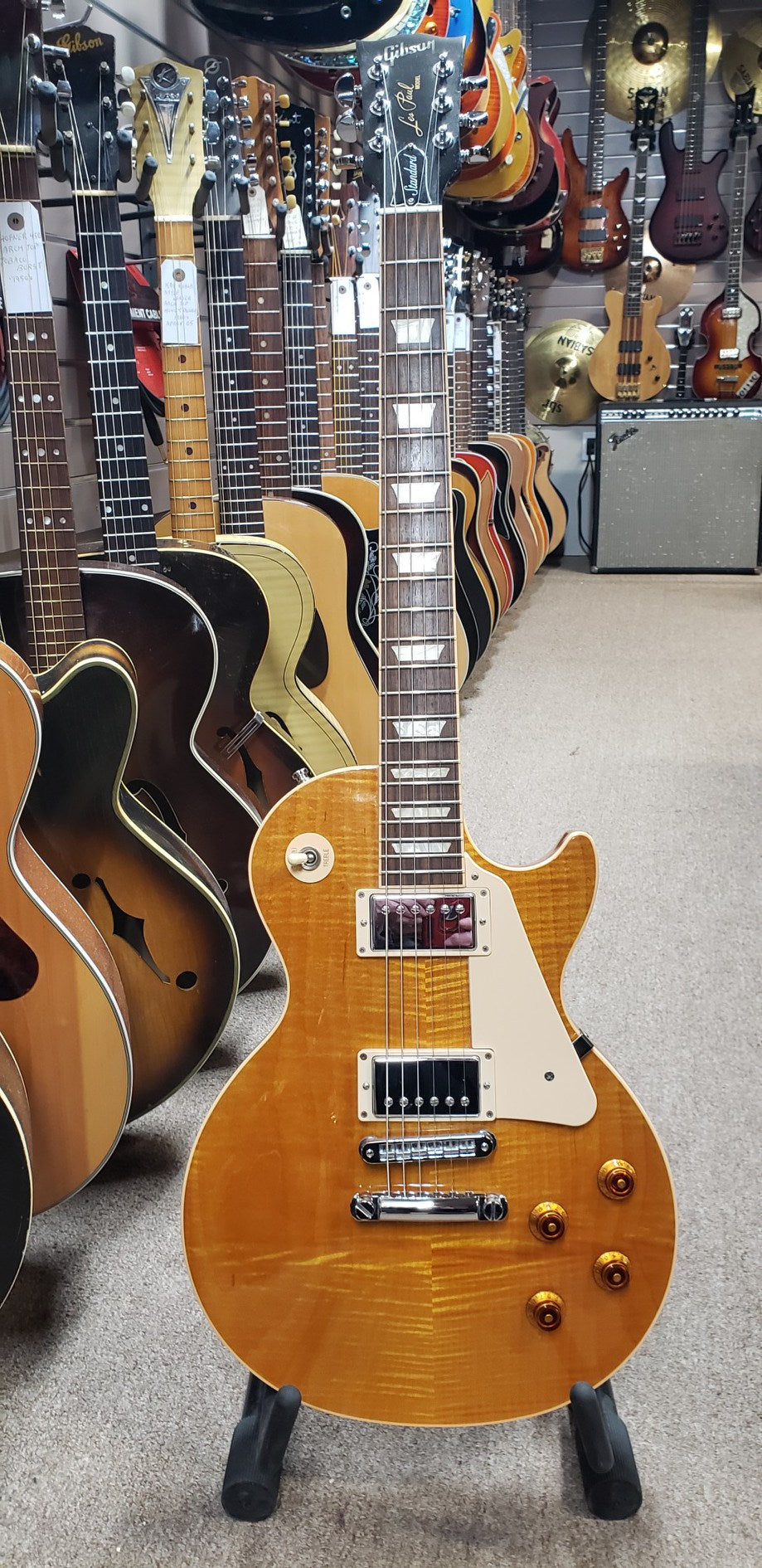 Gibson Les Paul Standard 50s Figured Top - Honey Amber- Used Excellent