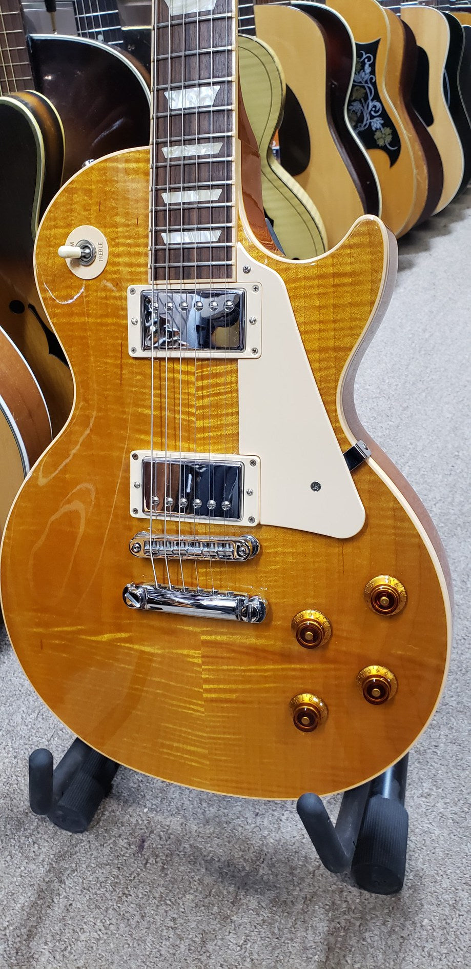 Gibson Les Paul Standard 50s Figured Top - Honey Amber- Used Excellent