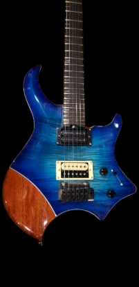 Urban Custom Guitars Modern Electric Guitar - Flamed Blue