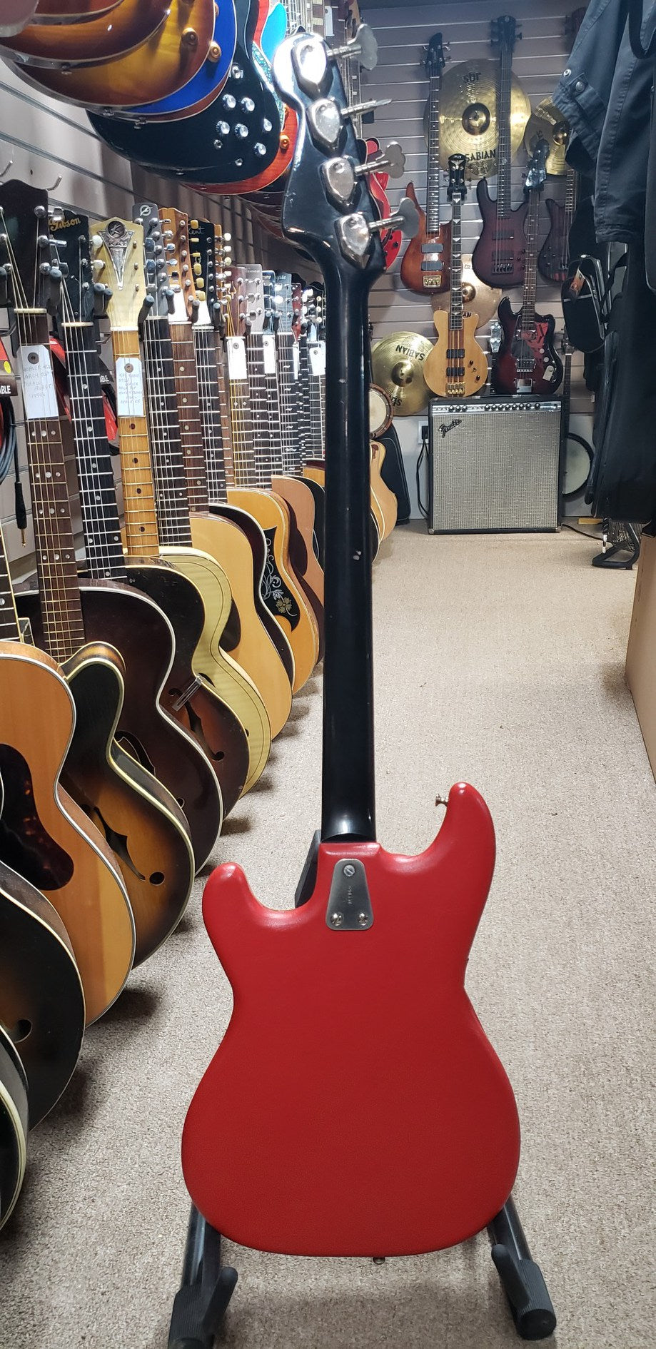 Hagström Kent 1-B Bass Red 1966