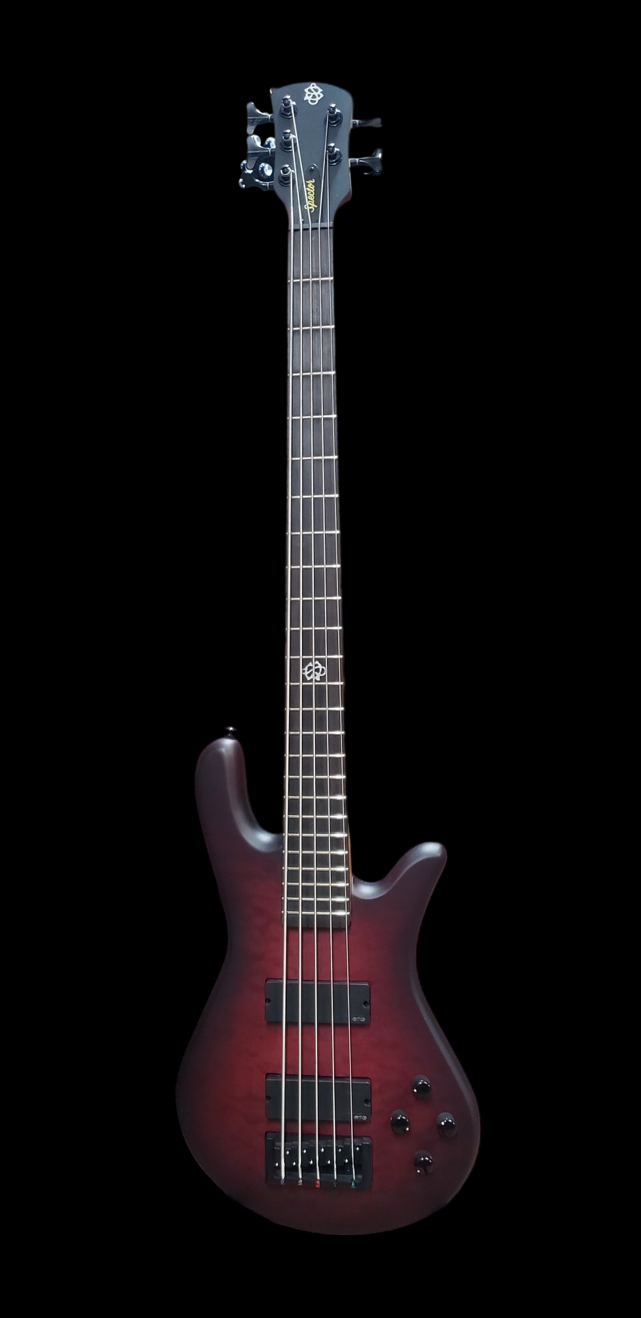 Spector Bass NS Pulse II 5-String Bass Guitar - Black Cherry Matte
