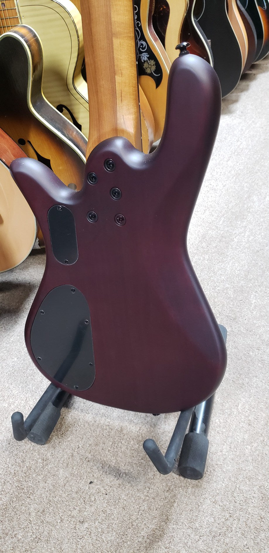 Spector Bass NS Pulse II 5-String Bass Guitar - Black Cherry Matte