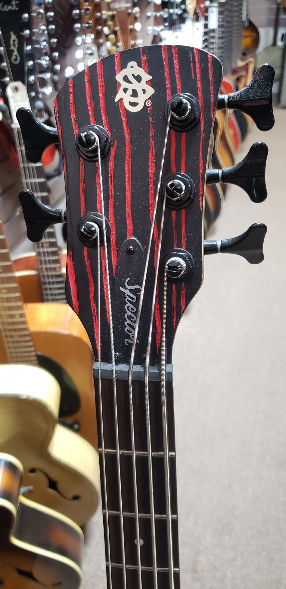 Spector NS Pulse 5 Cinder Red 5 String Left Handed Bass