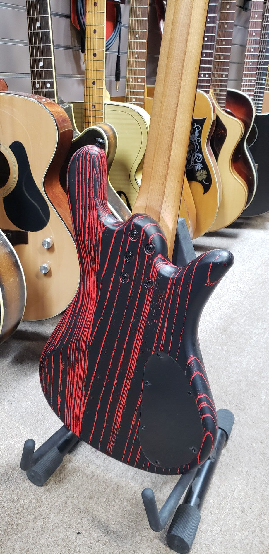 Spector NS Pulse 5 Cinder Red 5 String Left Handed Bass