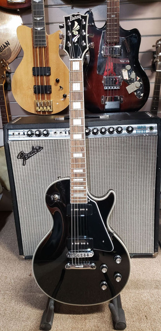Burny RLC-60P Black Electric Guitar