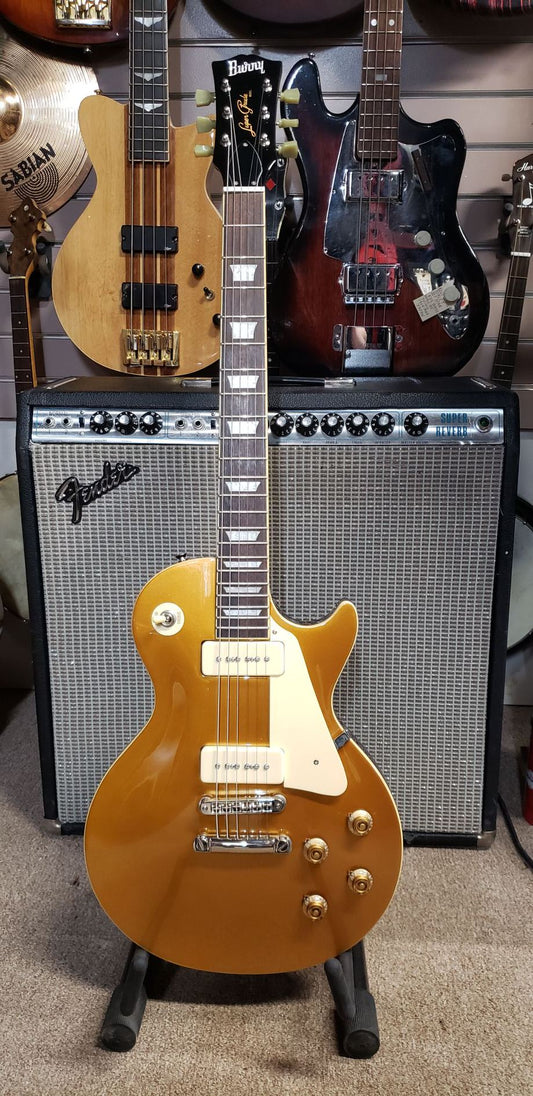 Burny RLG-60P VGT Vintage Gold Top Electric Guitar