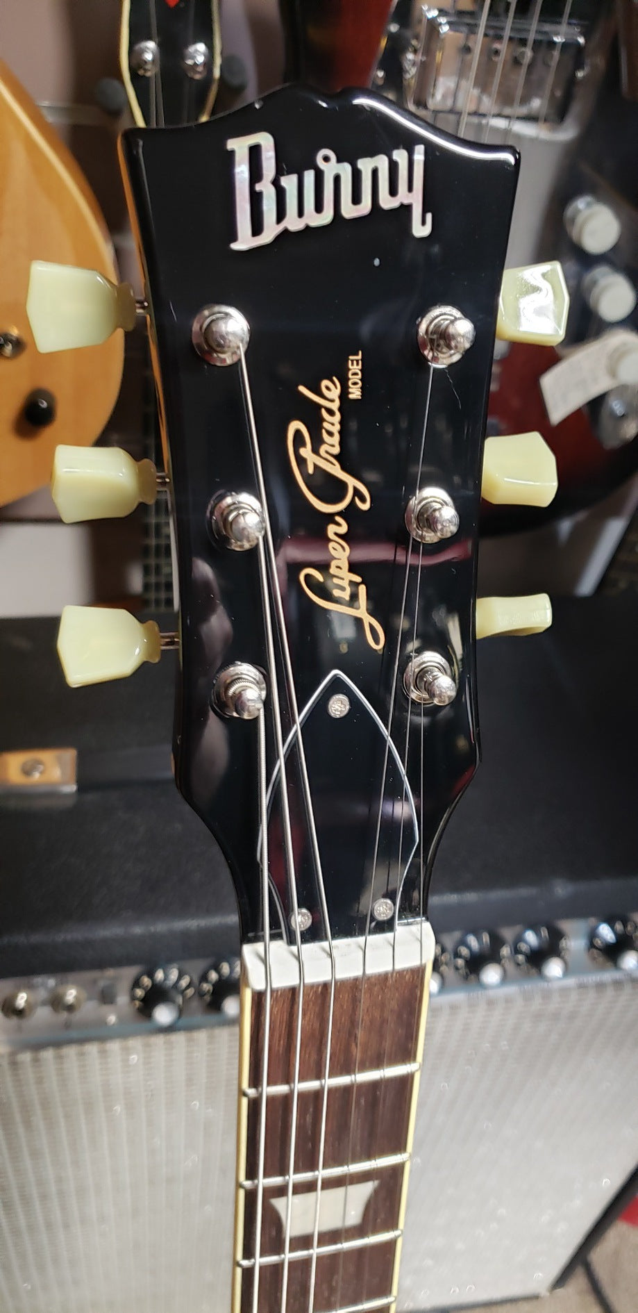 Burny RLG-60P VGT Vintage Gold Top Electric Guitar