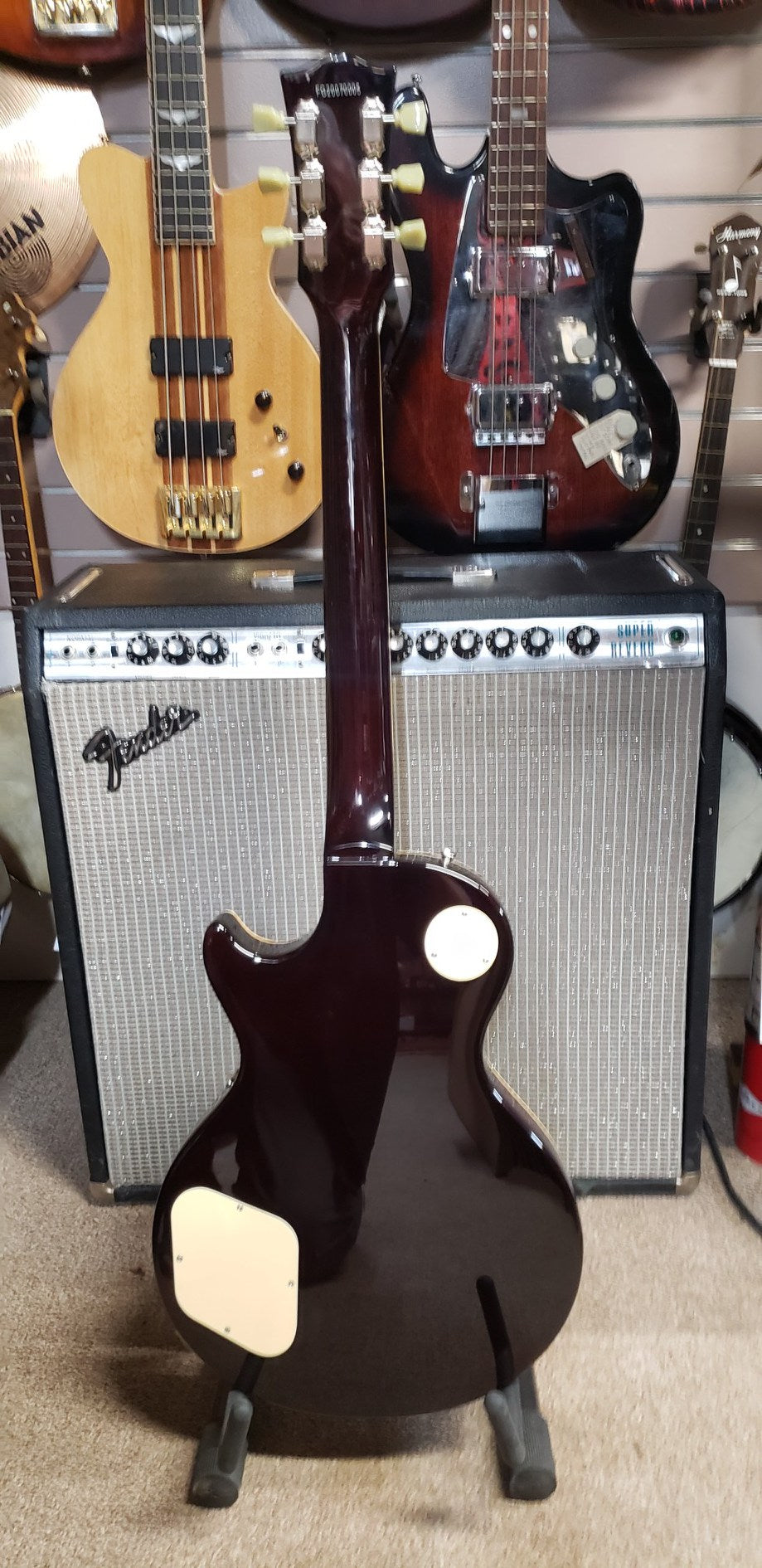 Burny RLG-60P VGT Vintage Gold Top Electric Guitar