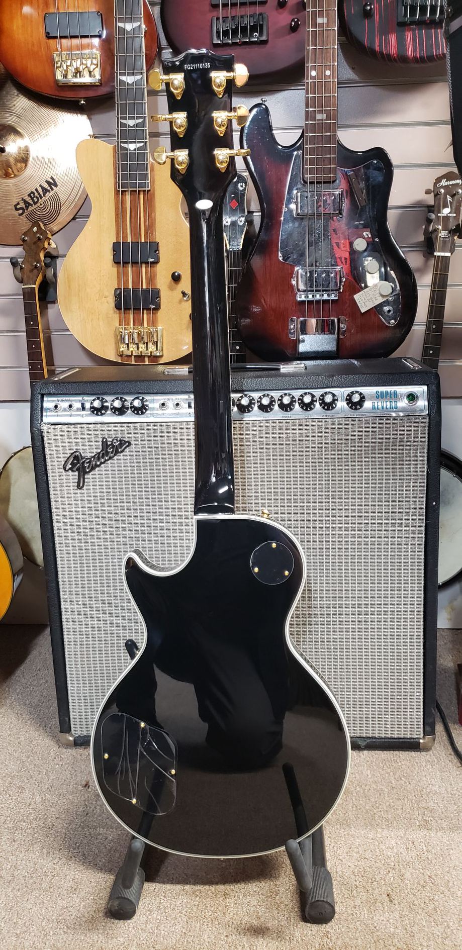Burny RLC-85 Black Electric Guitar – The Guitar Boutique