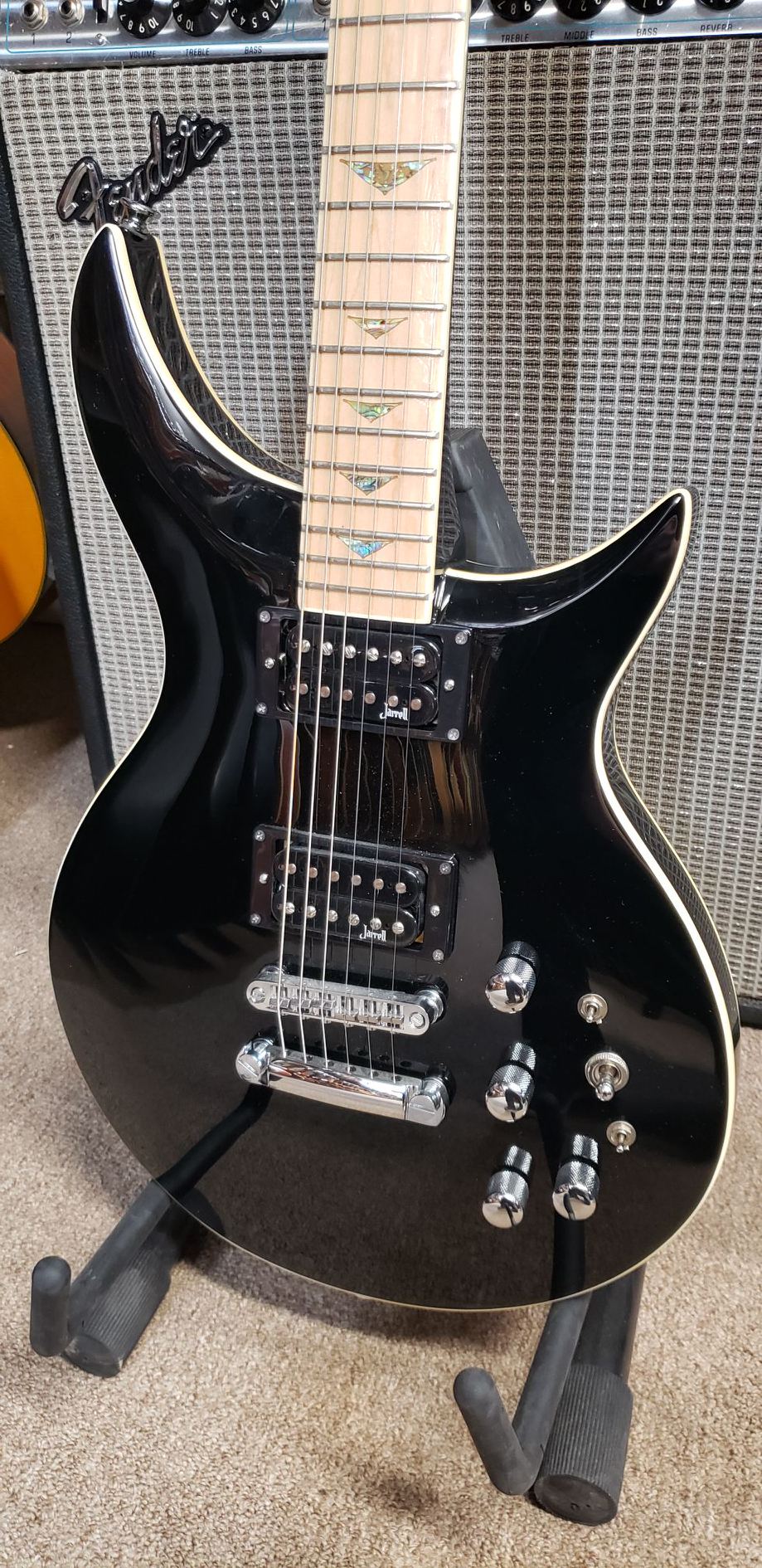 Jarrell JZS-1 "Black Thunder" Custom Electric Guitar