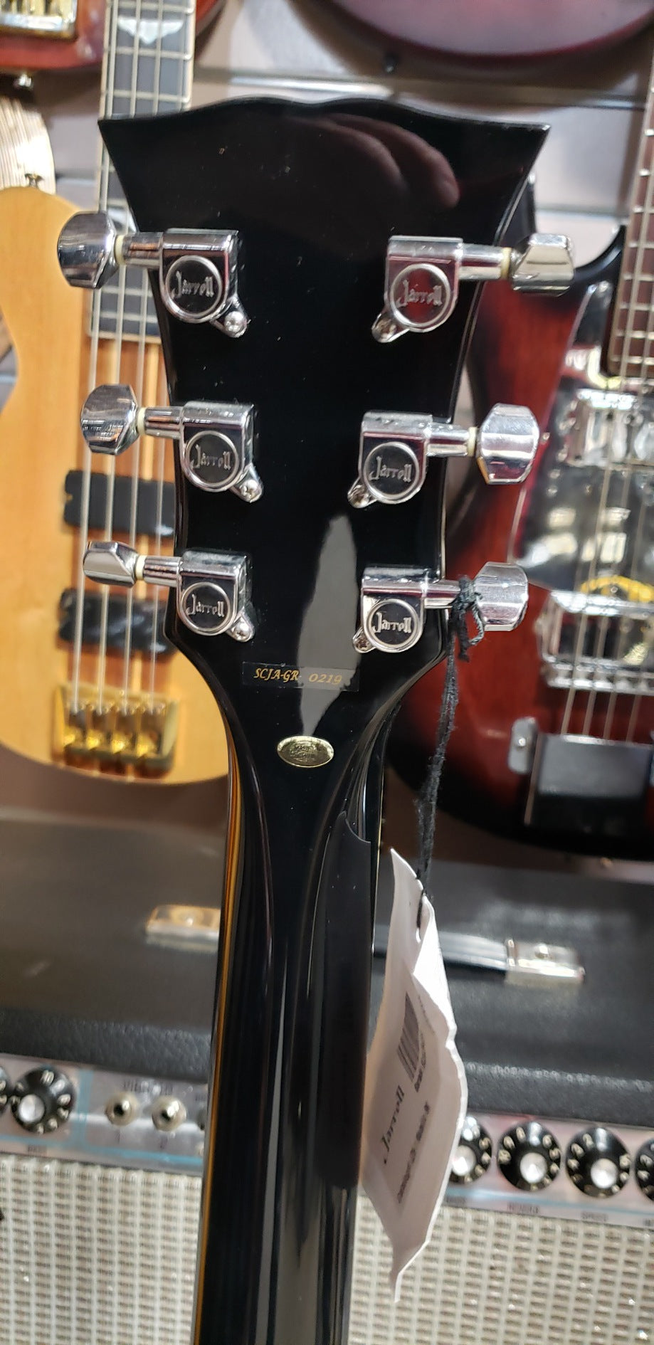 Jarrell JZS-1 "Black Thunder" Custom Electric Guitar