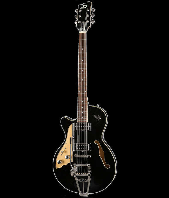 Duesenberg Starplayer TV Black Electric Guitar - Left Handed