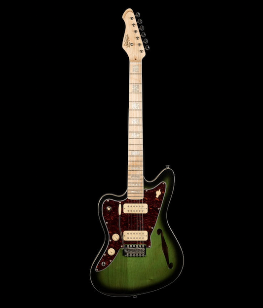 Revelation RJT-60 M TL electric guitar Left Handed Greenburst