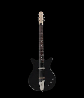Danelectro Convertible Acoustic Electric Guitar in Black