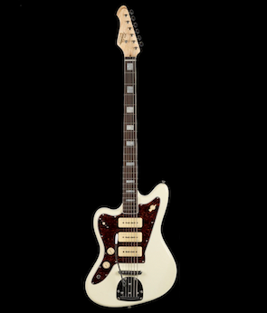 Revelation RJT-60 B Vintage White Left Handed 6 String Electric Guitar/Bass
