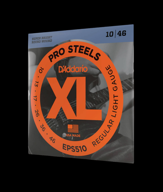 D'Addario EPS510 - ProSteels Round Wound REG. LIGHT 10-46