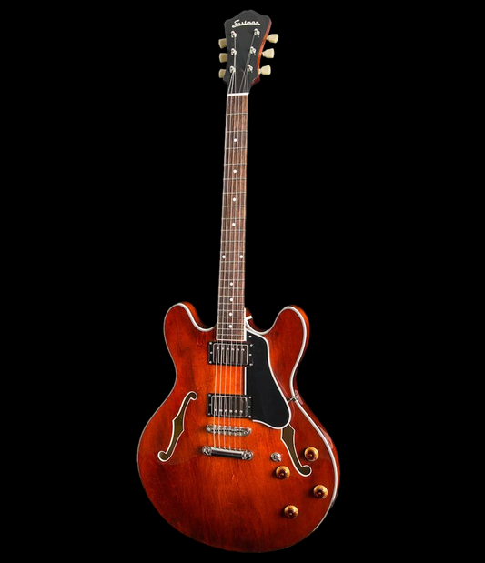 Eastman T386 Thinline Semi-Hollow Electric Guitar - Classic Finish