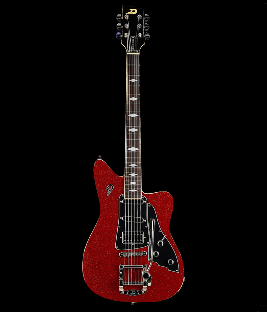 Duesenberg Paloma Red Sparkle Electric Guitar with Gig Bag