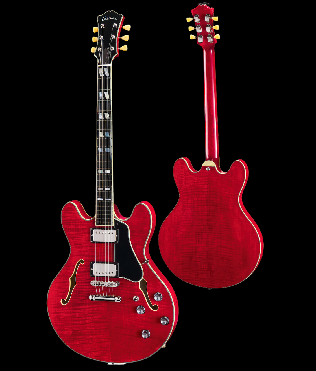Eastman T486-RD Semi Hollow Red Finish Electric Guitar