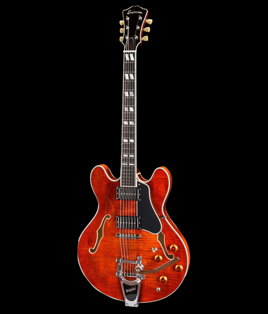 Eastman T486B Semi Hollow Body Classic Finish Electric Guitar