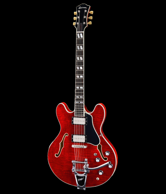 Eastman T486B-RD Semi Hollow Red Finish Electric Guitar