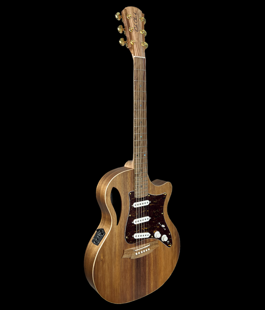 Cole Clark True Hybrid Natural TL2EC-BLBL-SSS Acoustic Guitar