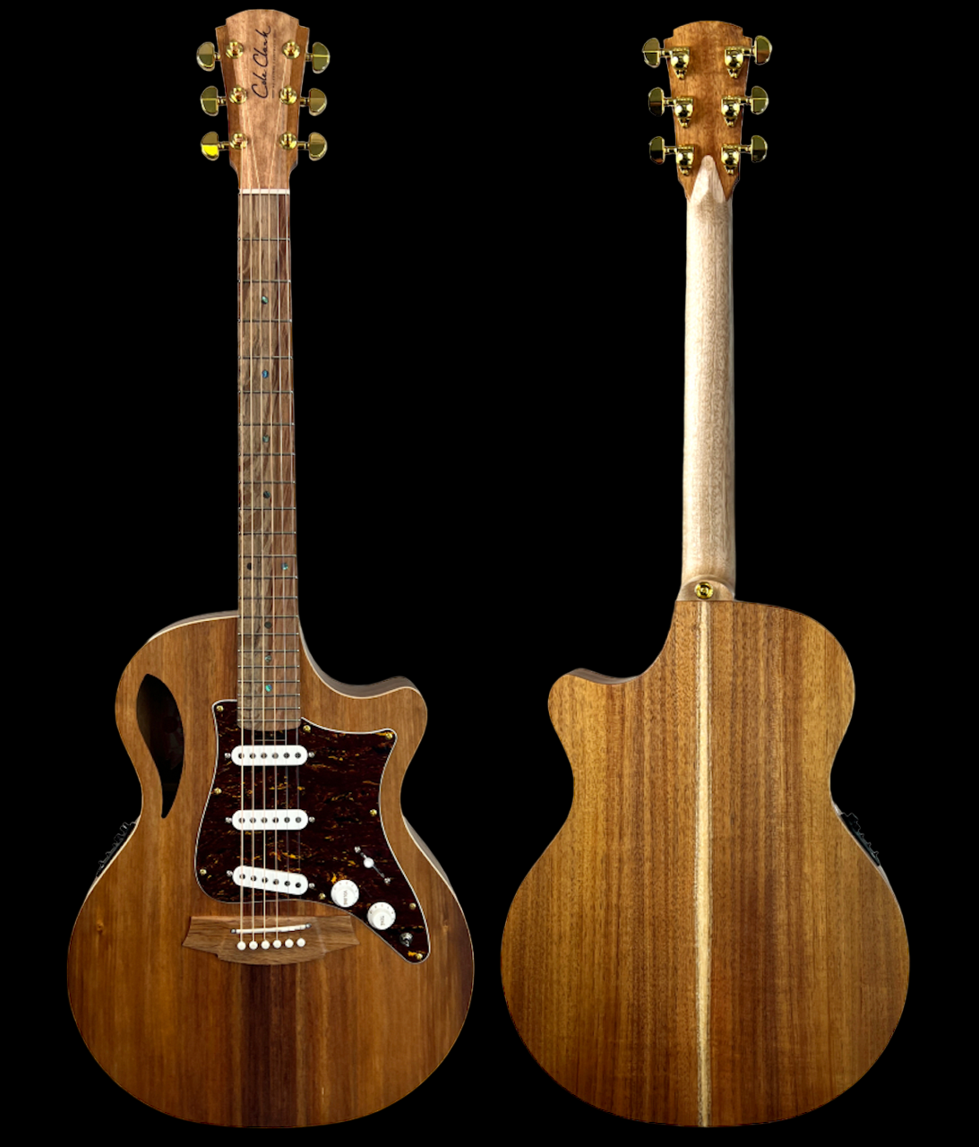 Cole Clark True Hybrid Natural TL2EC-BLBL-SSS Guitar