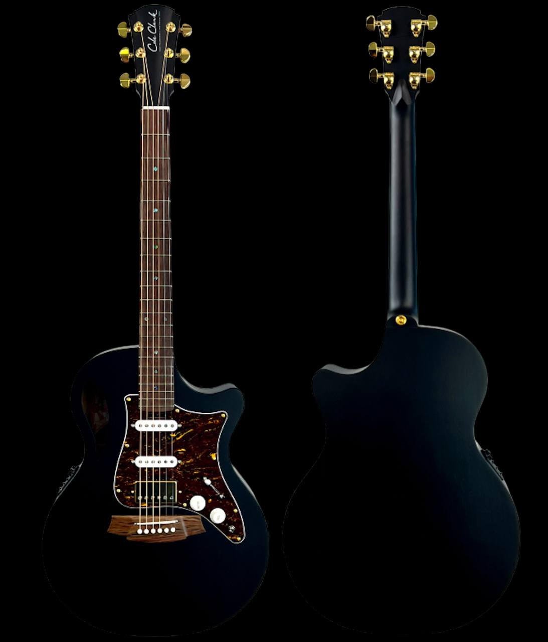 Cole Clark True Hybrid Black TL2EC-BLBL-HSS-BLK Guitar