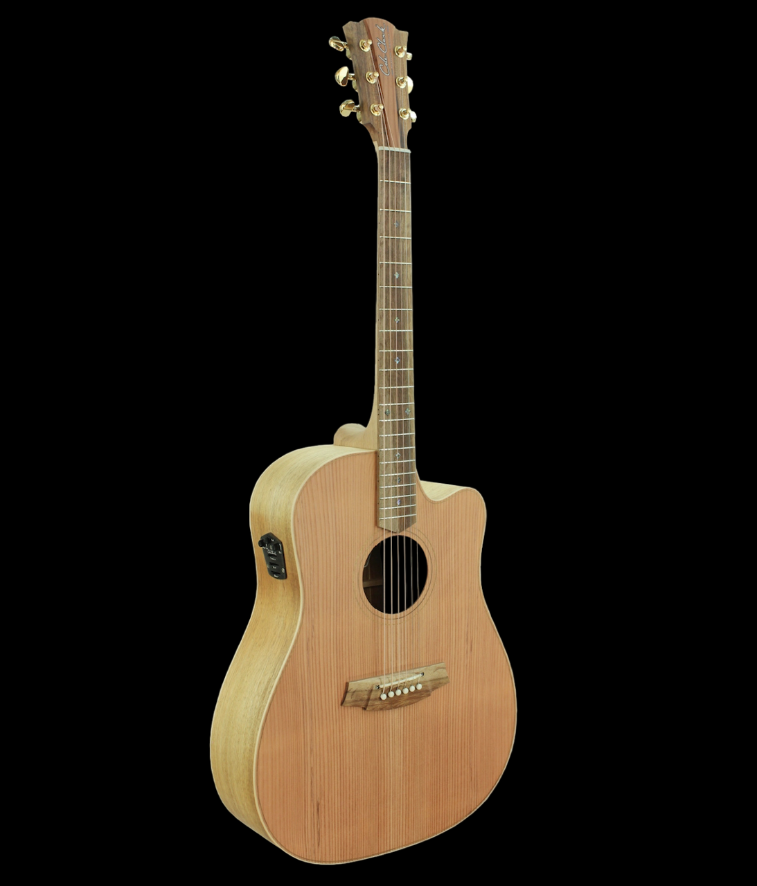 Cole Clark Fat Lady 2 Redwood Blackwood CCFLDEC-RDBL Acoustic Guitar