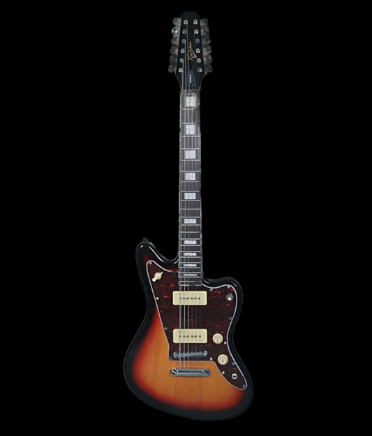 Revelation RJT-60/12 Sunburst Electric 12 String Electric Guitar