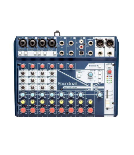 Soundcraft Notepad-12FX Small-Format Analog Mixer with USB I/O and Lexicon Effects