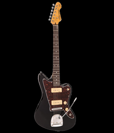 Vintage V65 Reissued Series Electric Guitar ~ Boulevard Black - Mint Used