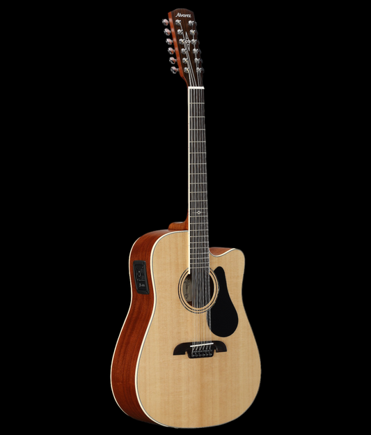 Alvarez AD60-12CE Artist 60 Series Dreadnought 12-String Acoustic Electric Guitar