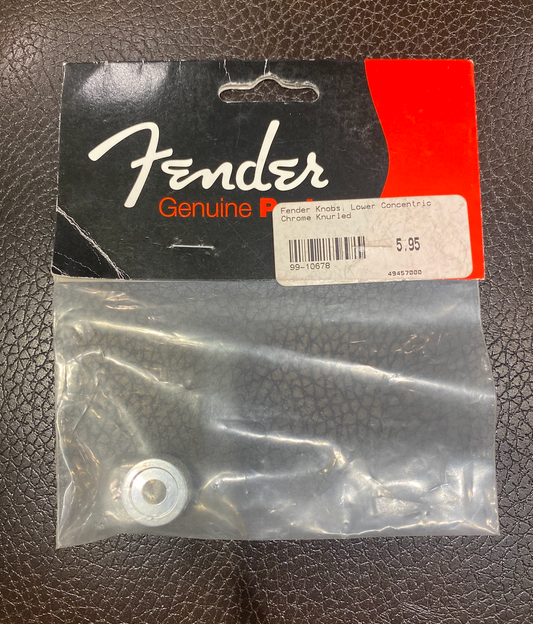 Fender Knobs, Lower Concentric Chrome Knurled