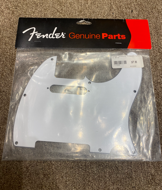 Fender Telecaster Pickguard, 3-ply, Standard, White