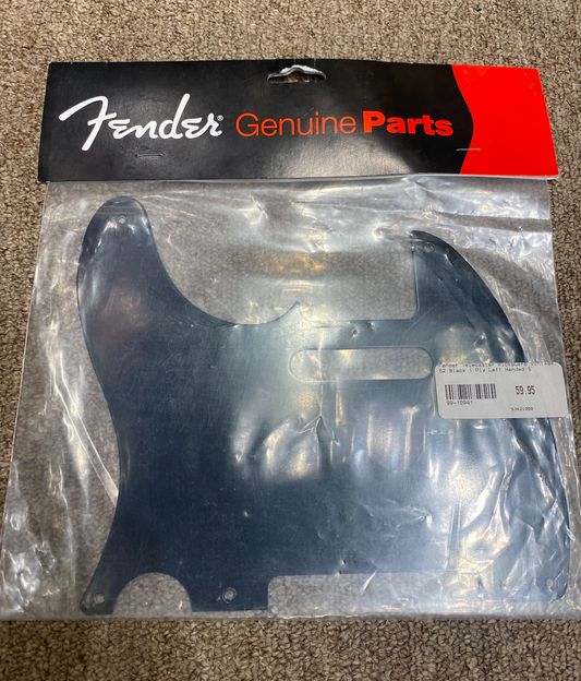 Fender Telecaster Pickguard, Vintage 52 Black, 1-ply, Lefty