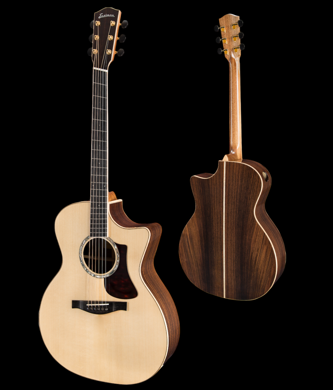 Eastman AC822CE-FF Fanned Fret Natural Electric Acoustic Guitar