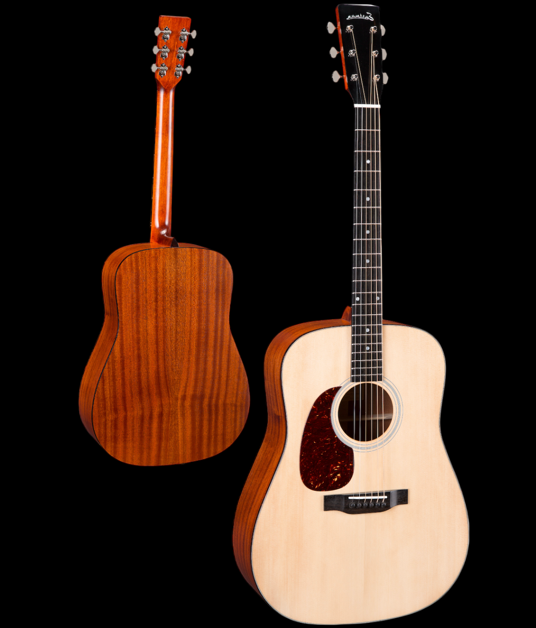 Eastman E1DL Natural Left Handed Acoustic Guitar