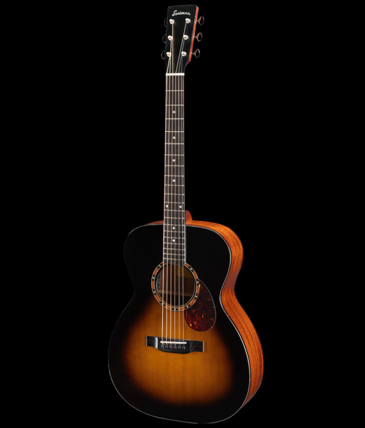 Eastman E2OM-DLX-SB Sunburst Acoustic Guitar