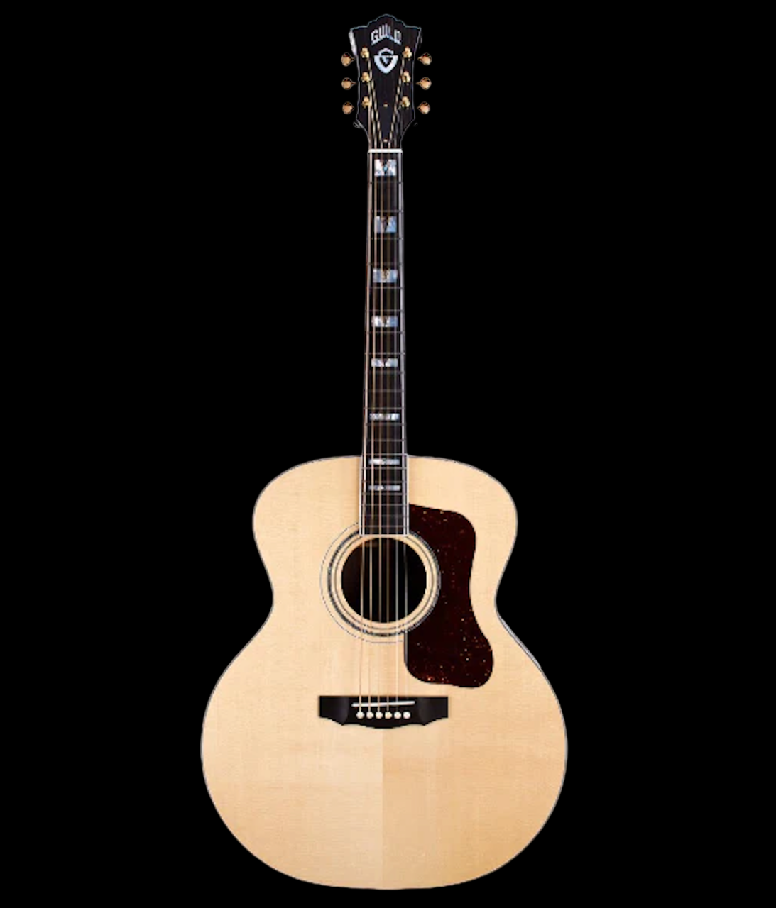 Guild USA F-55 Acoustic Guitar-Natural