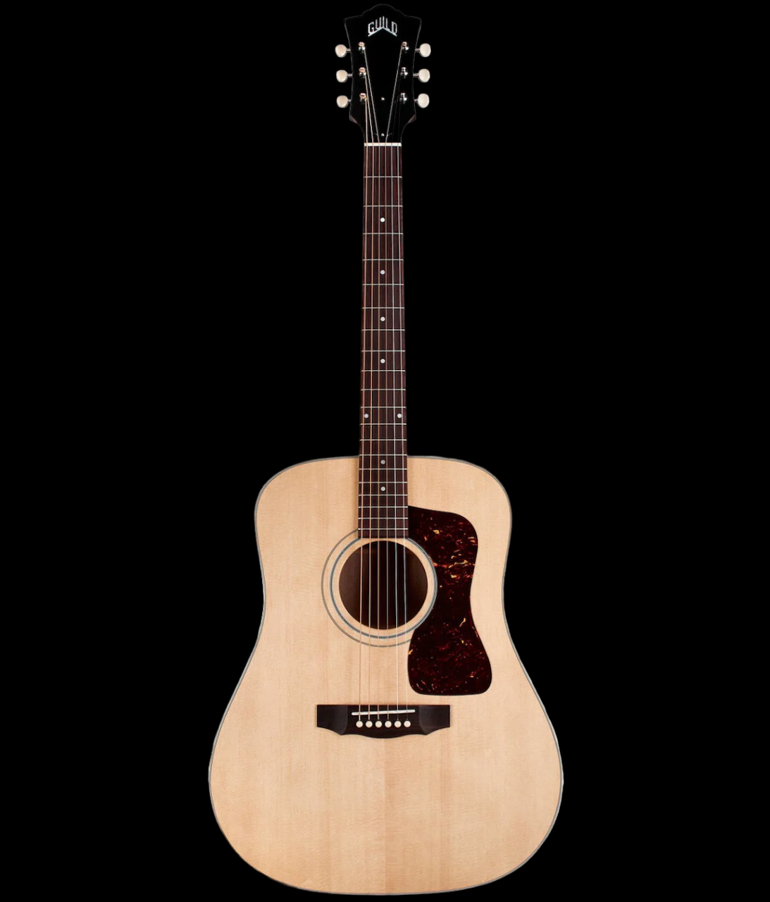 Guild D-40 Standard Dreadnought Acoustic Guitar-Natural