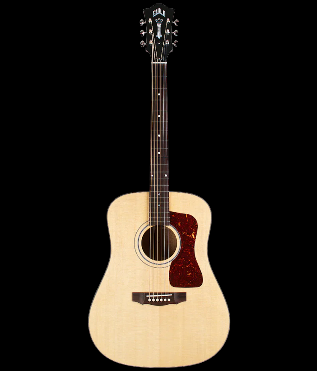 Guild D-40 Traditional Dreadnought Acoustic Guitar-Natural