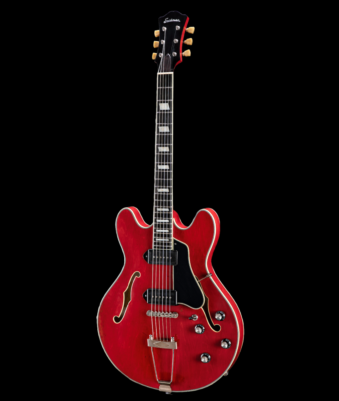 Eastman T64/TV-T-RD Semi Hollow Antique Classic Electric Guitar