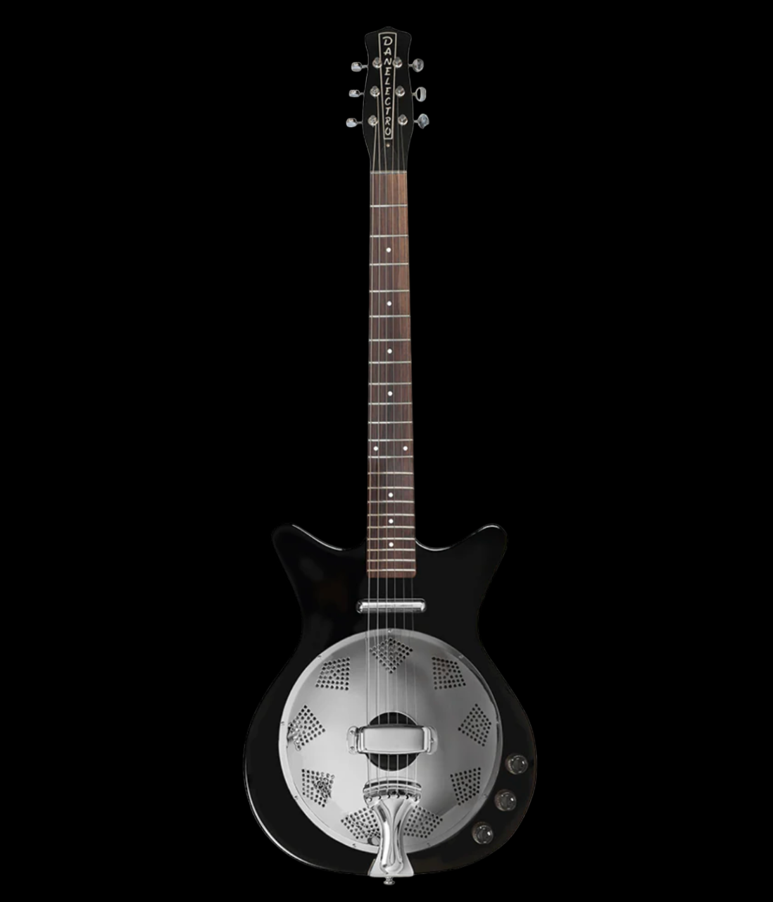 Danelectro ’59 RESONATOR Electric Guitar in Black