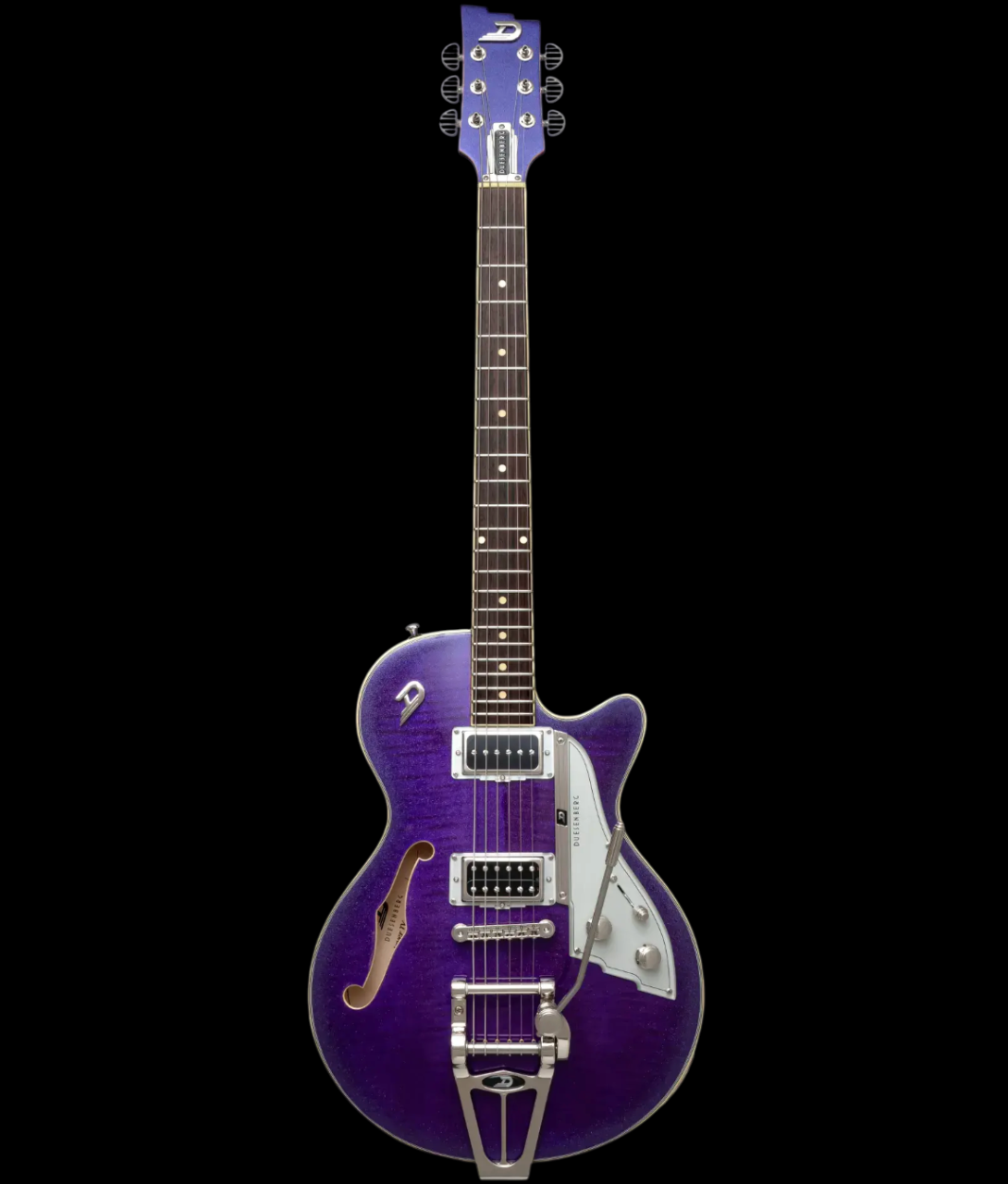 Duesenberg Starplayer TV Galaxy Burst Puprle Electric Guitar