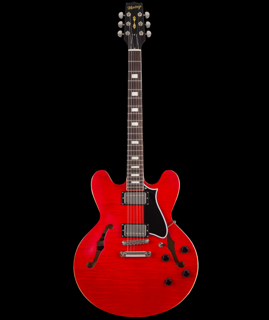 Heritage Custom Core H-535 Semi-Hollow Transparent Cherry Electric Guitar