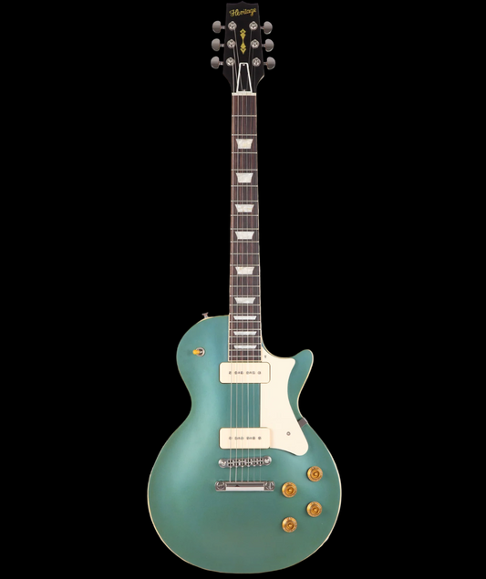 Heritage Custom Core H-150 P90 Plain Top Pelham Blue Electric Guitar