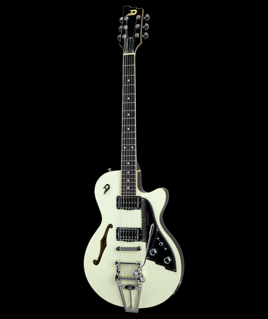 Duesenberg Starplayer TV Vintage White with Custom Line Case